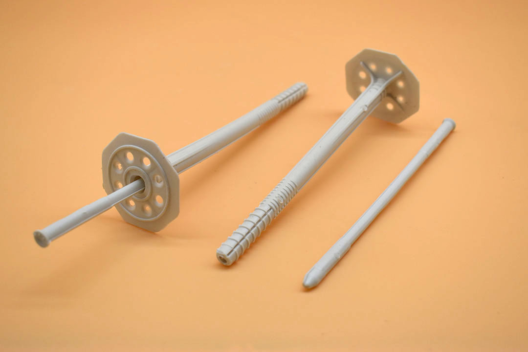 Diblu plastic pentru izolari cu polistiren de Ø10 x 170 mm